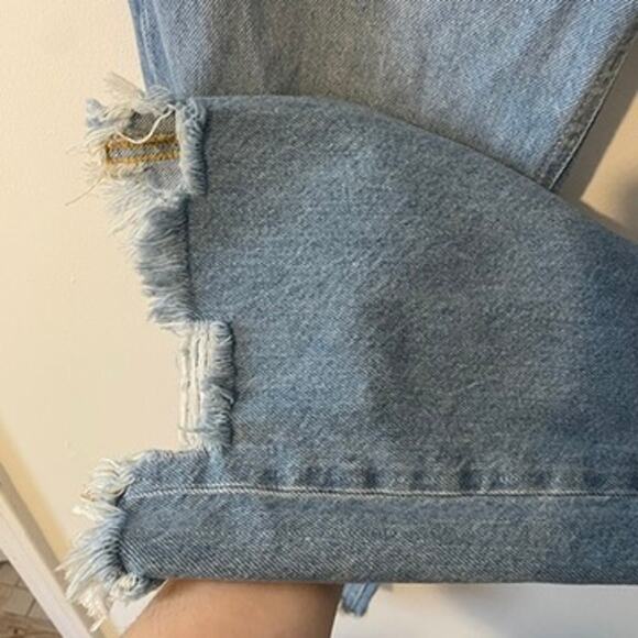 Free People We The Free Maggie Mid Rise Straight Sz 29 Aged to Perfection Wash - Picture 7 of 13